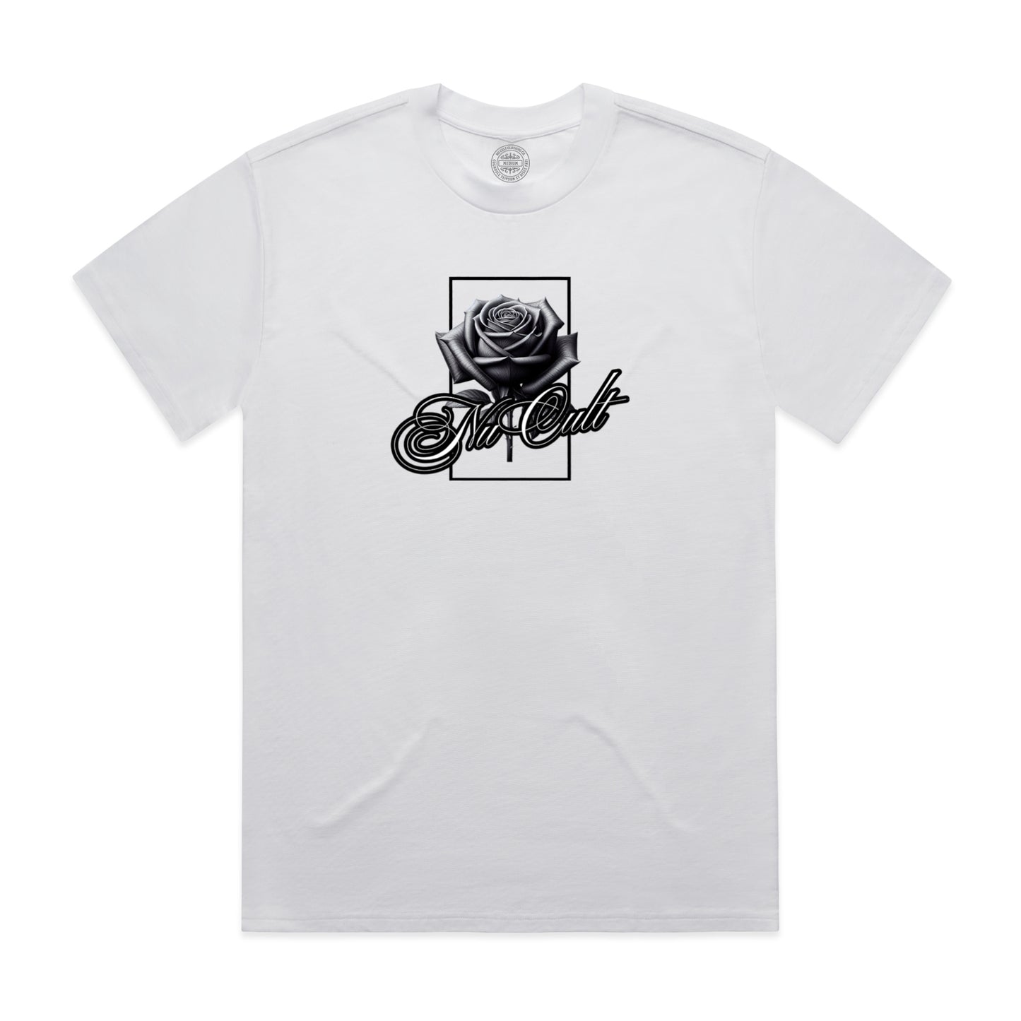 Heavy Weight Tee - Roses Are Black